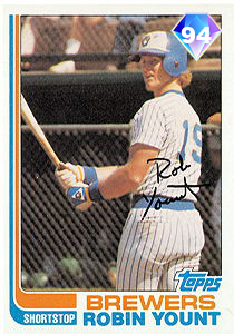 Robin Yount card art