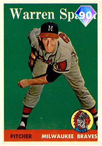 Warren Spahn card art