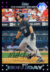 Matt Holliday card art