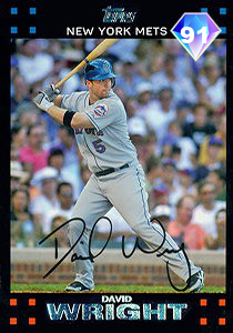 David Wright card art