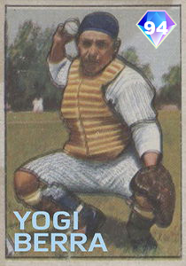 Yogi Berra card art
