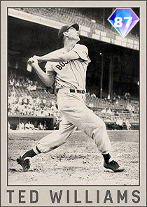 Ted Williams card art