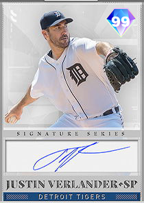Signature Justin Verlander 99 OVR - MLB The Show 19 - ShowZone