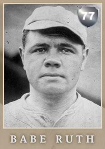 Rookie Babe Ruth 77 OVR - MLB The Show 20 - ShowZone