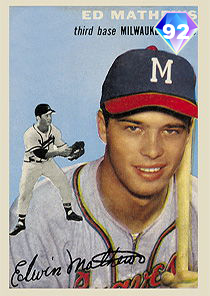 Eddie Mathews card art