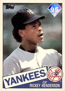 Rickey Henderson card art