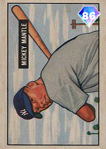 Mickey Mantle card art