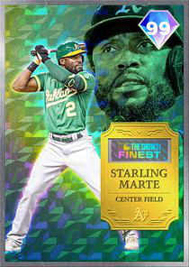 Finest Starling Marte 99 OVR - MLB The Show 21 - ShowZone