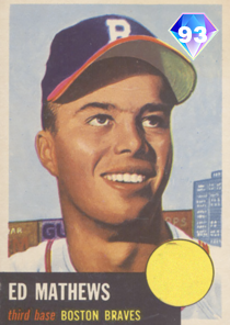 Eddie Mathews card art