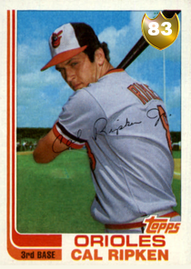 Rookie Cal Ripken Jr. 83 OVR - MLB The Show 22 - ShowZone