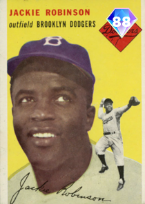 Jackie Robinson card art