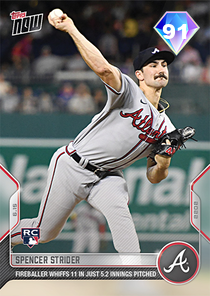 MLB Spencer Topps Strider 「スペンサー ストライダー」の落札相場 