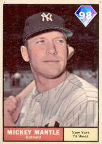 Mickey Mantle card art