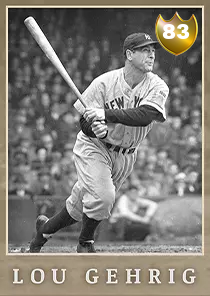 Lou Gehrig card art