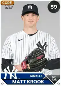 Live Matt Krook 59 OVR - MLB The Show 23 - ShowZone