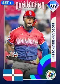 World Baseball Classic Teoscar Hernandez 97 OVR - MLB The Show 23 