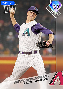 Topps Now Zack Greinke 97 OVR - MLB The Show 23 - ShowZone