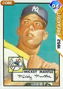 Mickey Mantle card art