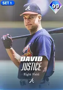 David Justice card art
