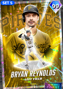 MLB 1st BRYAN REYNOLDS　ゴールドref auto 2022 Finest Bryan Reynolds 99 OVR - MLB The Show 22 - ShowZone