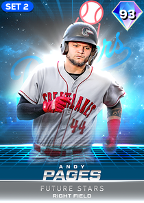 Future Stars Andy Pages 93 OVR - MLB The Show 23 - ShowZone