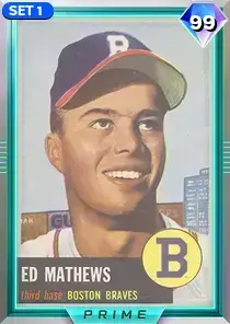 Eddie Mathews card art